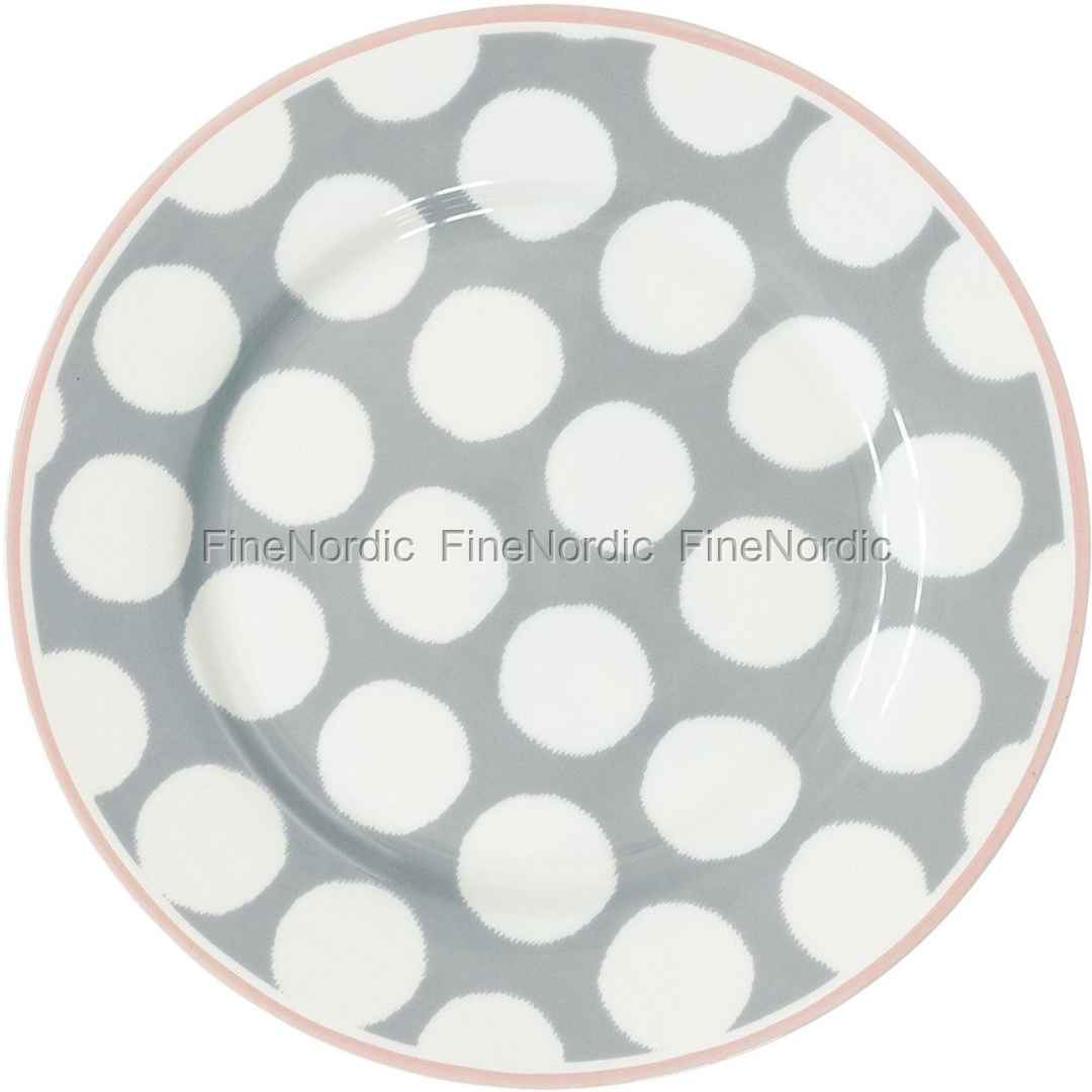 GreenGate Plate - Aura Grey 20,5 cm