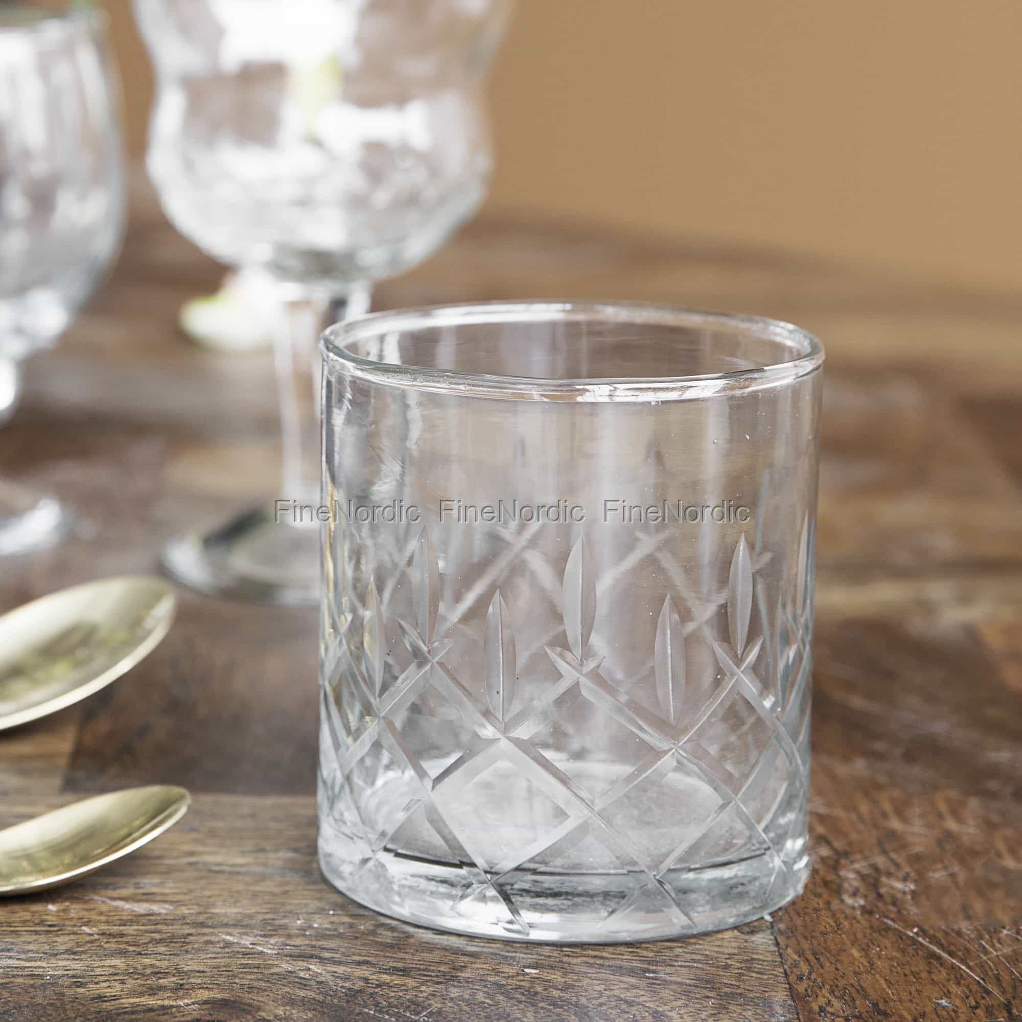 House Doctor Whisky Glass Vintage