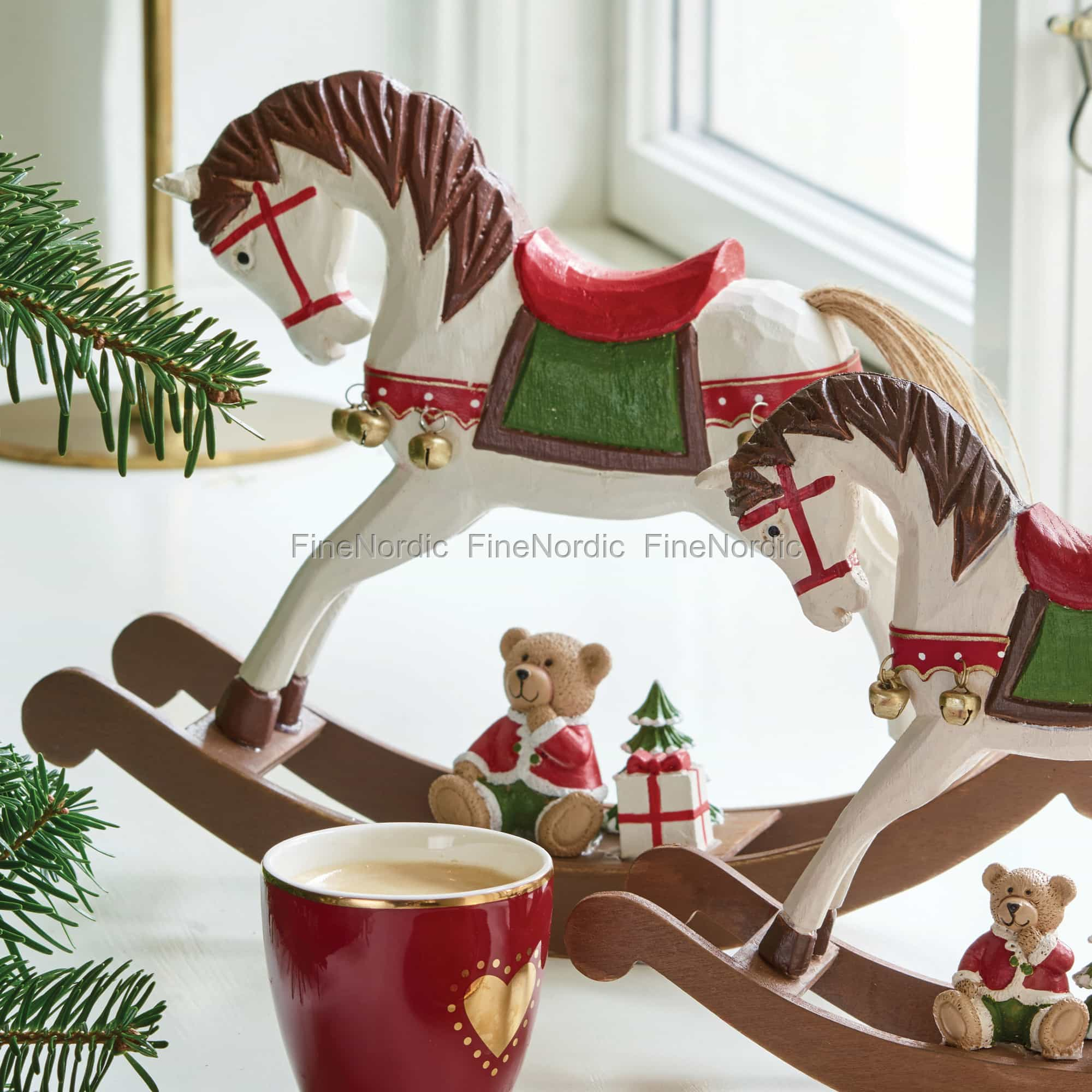 Rocking horse best sale christmas tree decoration