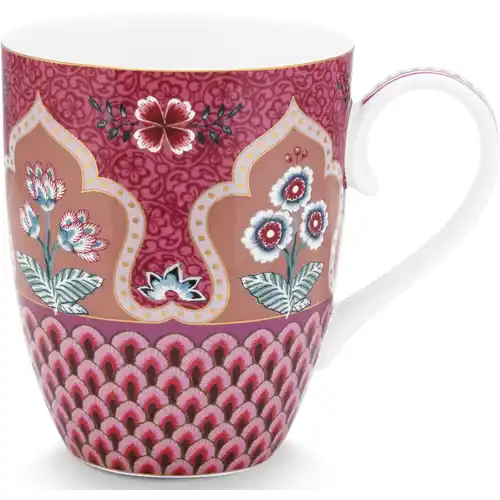 Pip Studio Flower Festival Small Mug - Scalloped Red – The Lovely Room