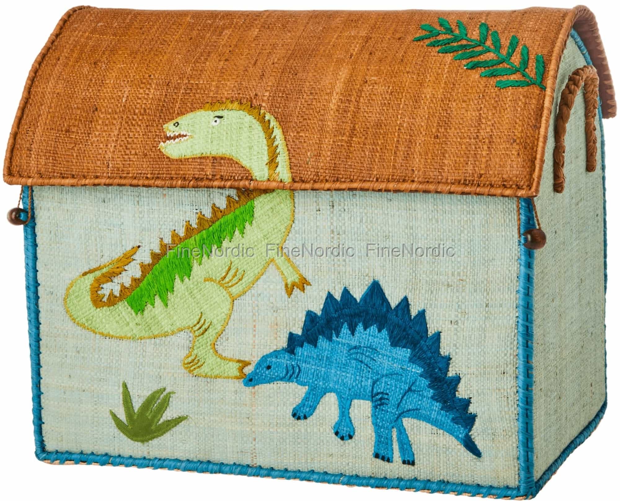 Dinosaur toy basket discount