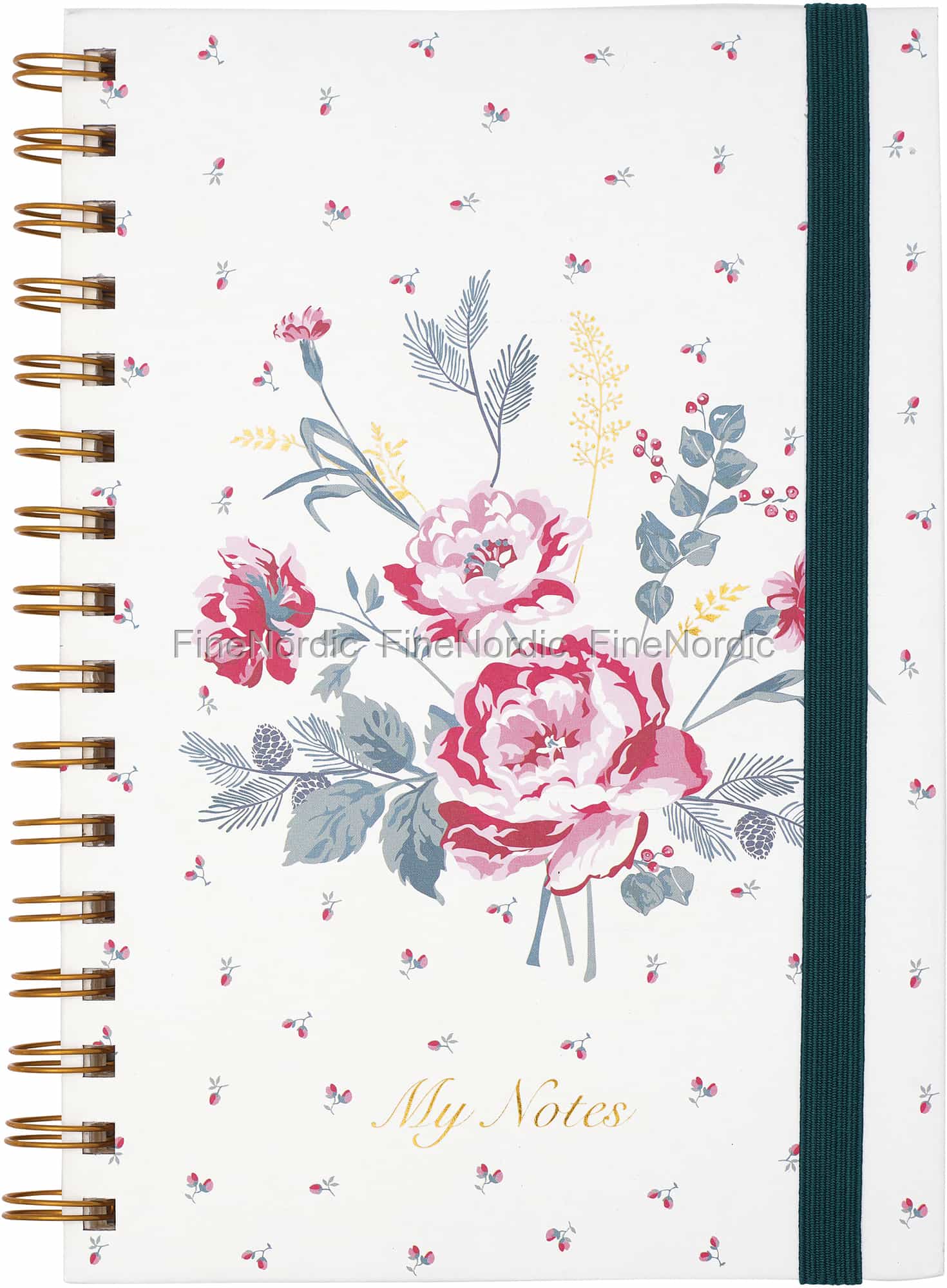 Colgate Notebook GreenGate Notebook Leonora White A5