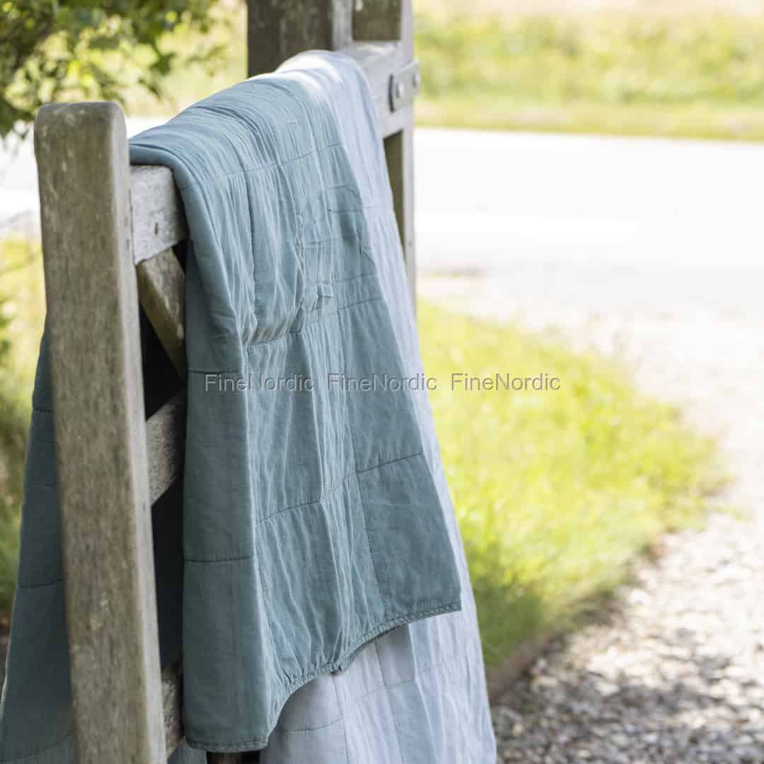 IB Laursen Vintage Quilt Harvest Yellow | 130x180 Cm Baumwolle Tagesdecke