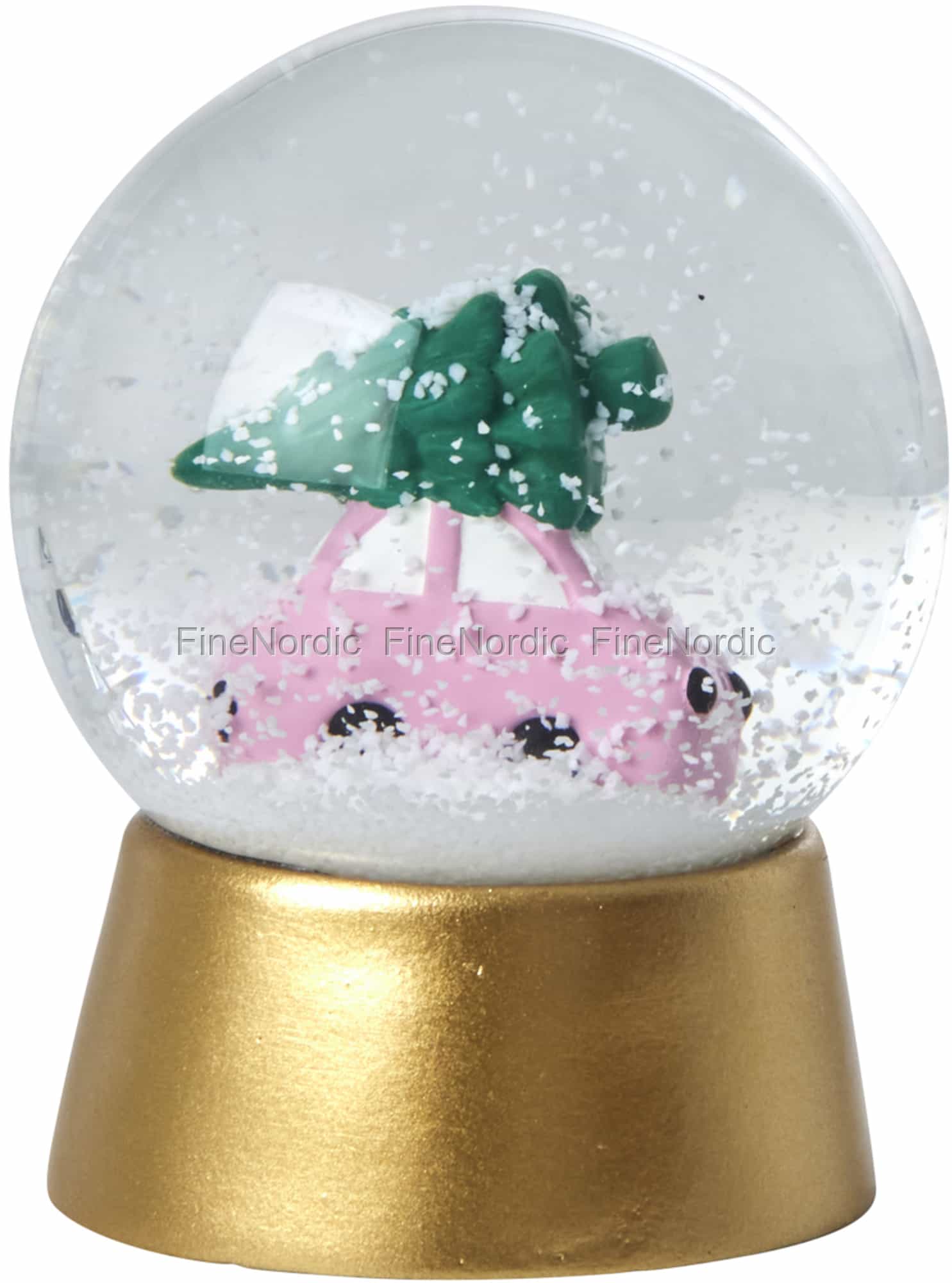 Rice Snow Globe - Xmas Car Figurine