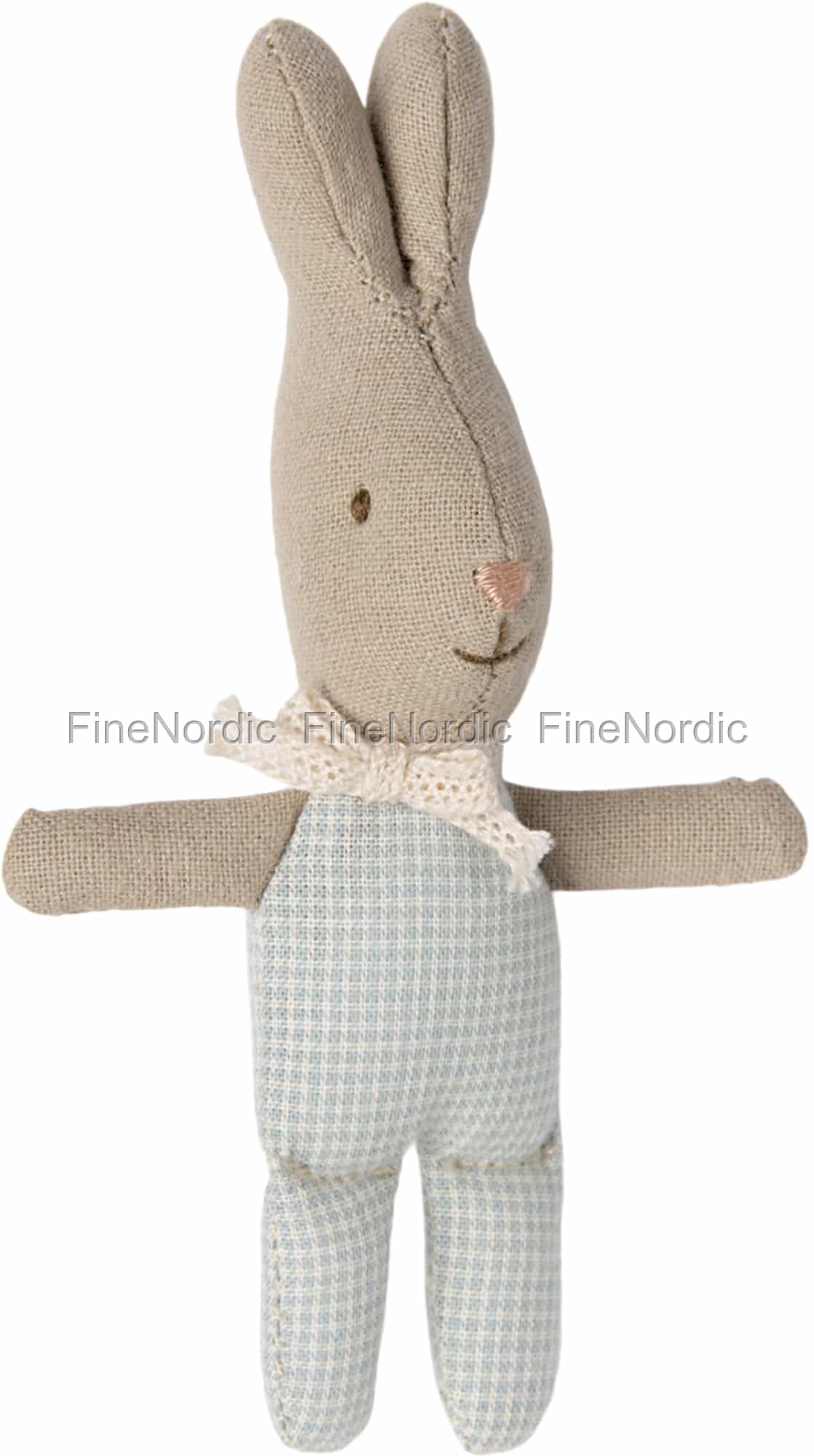 Rabbit set, Micro - Brown - Blue by Maileg