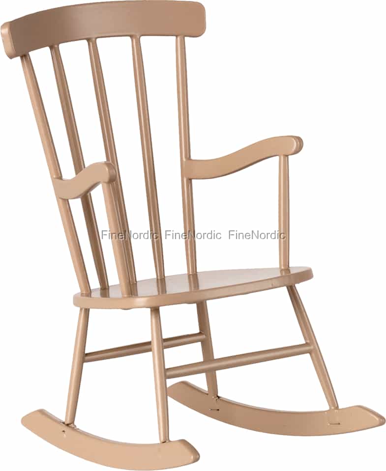 Maileg Miniature Rocking Chair - Dark Sand